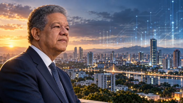 Leonel Fernández observa el futuro de la inteligencia artificial Leonel Fernández en retrato editorial observa un horizonte tecnológico asociado a la inteligencia artificial